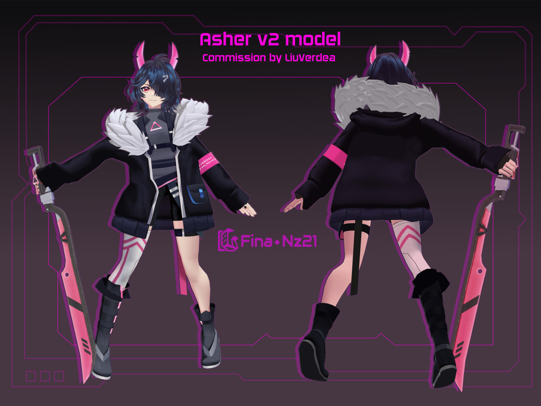 Asher 3D Vtuber (2023)